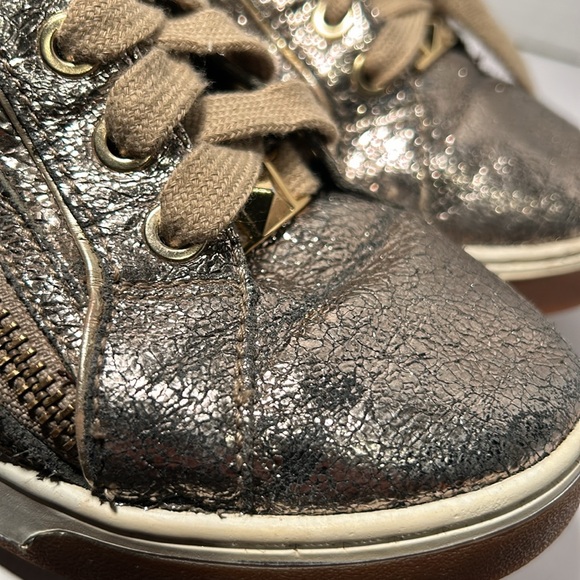 Michael Kors Glam Studded High top sneakers size 8. - Picture 12 of 15